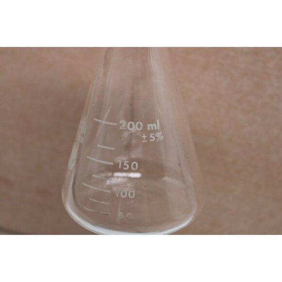 Pyrex 250ml Side Arm Flask Glass 93957 - Picture 3 of 4